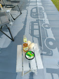 NNEDSZ Caravan Camping 3m x 1.8m recycled mat