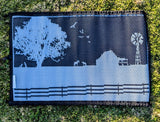 NNEDSZ Country Grey 3m x 1.8m recycled mat