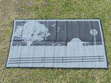 NNEDSZ Country Grey 4m x 2.4m recycled mat