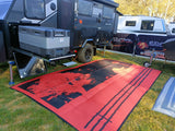 NNEDSZ Country Orange 3m x 1.8m recycled poly mat