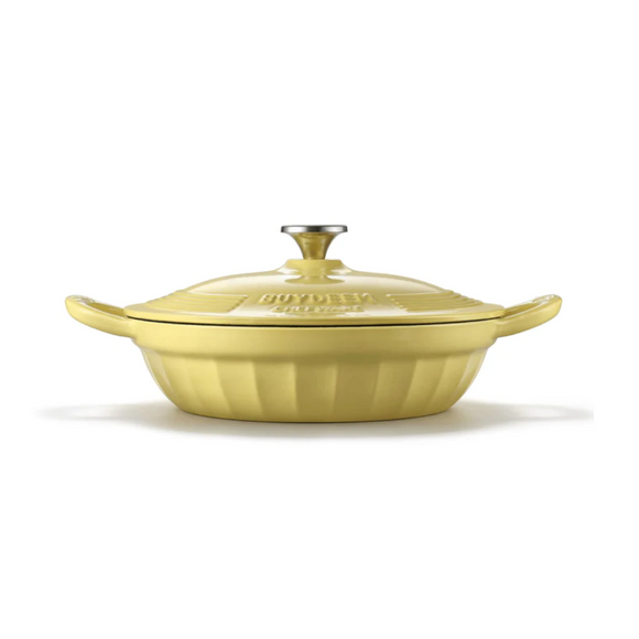 NNEDSZ BUYDEEM CP581 Enameled Cast Iron Dutch Oven Yellow