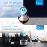 NNEDSZ Midea 5L Rice Cooker Non-Stick Multi-functionality 24-Hour Auto Keep Warm