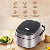 NNEDSZ Midea 5L Multi-function IH Rice Cooker 1300W LED Display Automatic Keep-Warm