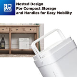 NNEDSZ Midea Smart Cube Dehumidifier 20L/Day 12L Water Tank Compact Storage Full Water Warning