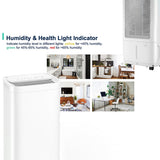 NNEDSZ Midea FreshDry Dehumidifier Air Purifier 12L/Day with HEPA Filter Low Noise