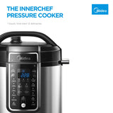NNEDSZ Midea 5.7L 12 Programs Pressure Cooker