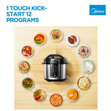 NNEDSZ Midea 5.7L 12 Programs Pressure Cooker
