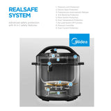 NNEDSZ Midea 5.7L 12 Programs Pressure Cooker