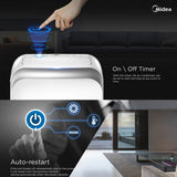 NNEDSZ Midea 4.0KW 3in1 Portable Air Conditioner Dehumidifier with Cooling Drying and Sleeping Mode