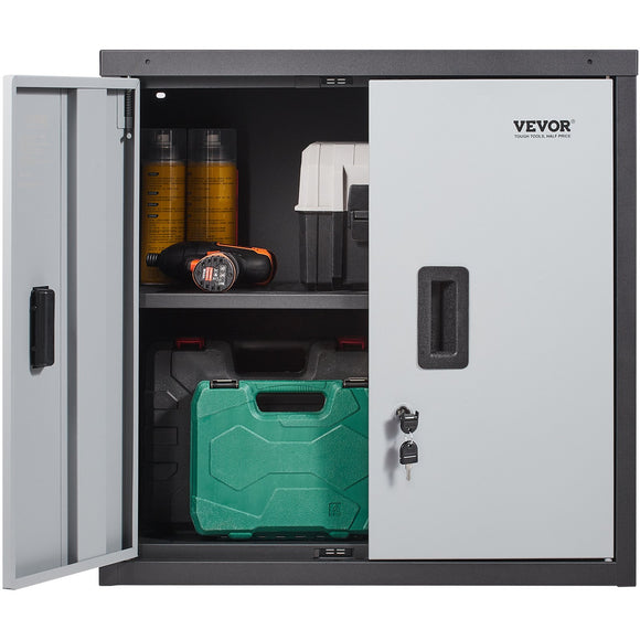 VEVOR Foldable Wall Cabinet Garage Cabinet Wall Mounted 26