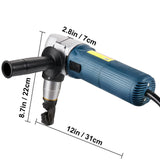 VEVOR Electric Nibbler 4 mm Heavy Duty Metal Sheet Cutter Stainless Steel 625W