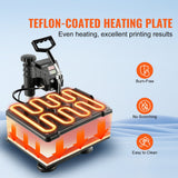VEVOR 1400W Heat Press Machine 8 In 1 Sublimation Steel Frame Heat Presses with Temperature And Time Control (12X15INCH 8IN1)