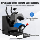 VEVOR Hat Heat Press Cap Heat Press Machine 4 Heating Pads Sublimation Transfer