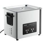 VEVOR 10L Ultrasonic Cleaner, Professional Ultrasonic Cleaner Machine with Cleaning Basket & Digital Display, 180W Stainless Steel 40kHz Cleaning Machine for Watches, Razors, Jewelry, Coins, and More