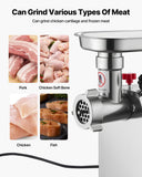 VEVOR Commercial Electric Meat Grinder 4.5 Lbs/Min Sausage Stuffer Maker Kitchen