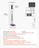 VEVOR Vacuum Stand, Compatible With Dyson V6 V7 V8 V10 V11 V15, Stable Vacuum Stand Holder with Wheels for Dyson DC30 DC31 DC34 DC35 DC58 DC59 DC62 D74 Cordless Upright Vacuum Cleaners & Accessories