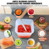 VEVOR Professional Stick Blender, 500W Powerful Handheld Mixer, Adjustable Speed with Stainless Steel Blade, Versatile Hand Mixer for Soups, Smoothies, Purees, and Baby Food