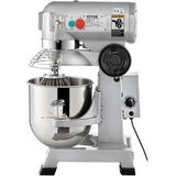 VEVOR Professional Kitchen Mixer, 10Qt Capacity with Timer, 450W Stainless Steel Bowl Durable Electric Mixer for Commercial Use, 3 Speed Options 113/184/341 RPM, Includes Dough Hook & Whisk