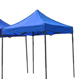 NNEDSZ Portable Water-Resistant Gazebo 3x4.5 M - Blue / Without Sidewalls