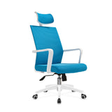 High back executive PU office chair - Blue