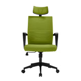 High back executive PU office chair - Blue