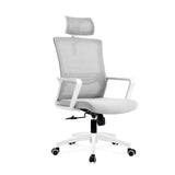 Office chair high back ergonomic swivel computer gaming chair black - Black