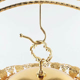 NNEDSZ Gold Chafing Dish Buffet Set, Luxury Buffet r Hanging Lid Dining Stove Set with Lid