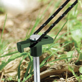 NNEDSZ Heavy-Duty Storm Proof 10 Pack Galvanized Steel Rust Proof Tent Pegs