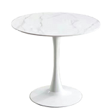 NNEDSZ Celeste White Round Cafe Table