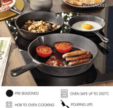 NNEDSZ Cookware Sets Frying Cast Iron Pans Cast Iron Dish 16/20/26cm