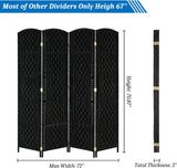 NNEDSZ Folding Room Divider Screen – Stylish Home Partition