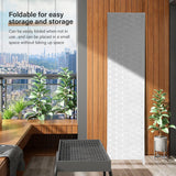 NNEDSZ 4-Panel Folding Room Divider – Privacy Screen Partition