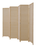 Bamboo Room Divider – 5 Panel Folding Privacy Screen