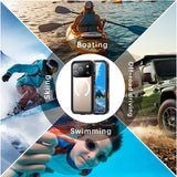 NNEDSZ iPhone 17 Pro Waterproof Case Shockproof Lifeproof Case