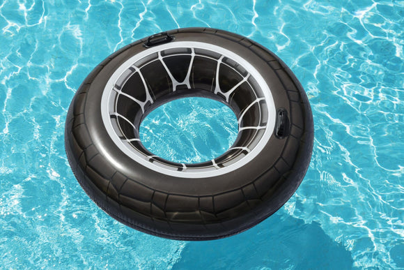 NNEDSZ Bestway Inflatable 1.19m High Velocity Tire Tube Pool Float