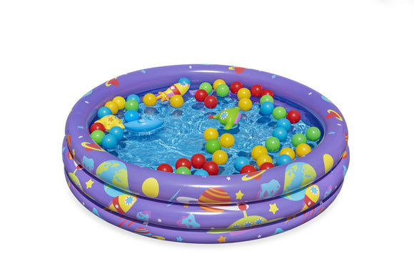 NNEDSZ Bestway 1.02m x H25cm Intergalactic Surprise Ball Pit
