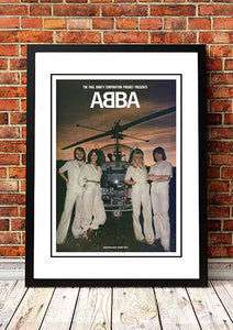 NNEDSZ Abba 'Australian Tour' In Store Poster 1977 - Framed A2