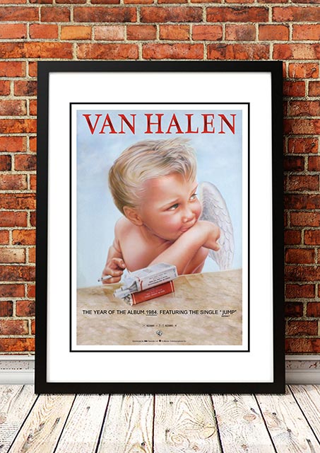 NNEDSZ Van Halen '1984' In Store Poster - Framed A2