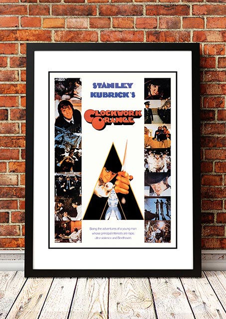 NNEDSZ Clockwork Orange' Cult Movie Poster! - Framed A2