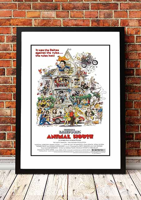 NNEDSZ Animal House' Cult Movie Poster! - Framed A3