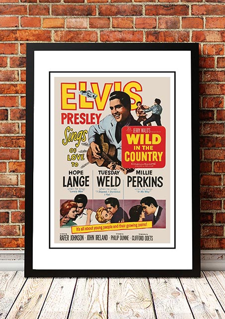 NNEDSZ Elvis 'Wild in the Country' Framed Movie Poster! - Framed A2