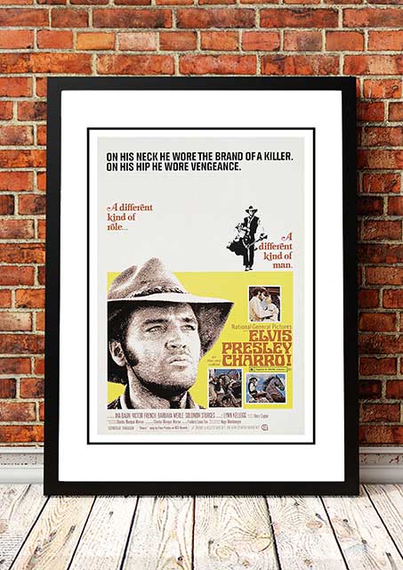 NNEDSZ Elvis 'Charro' Framed Movie Poster! - Framed A2