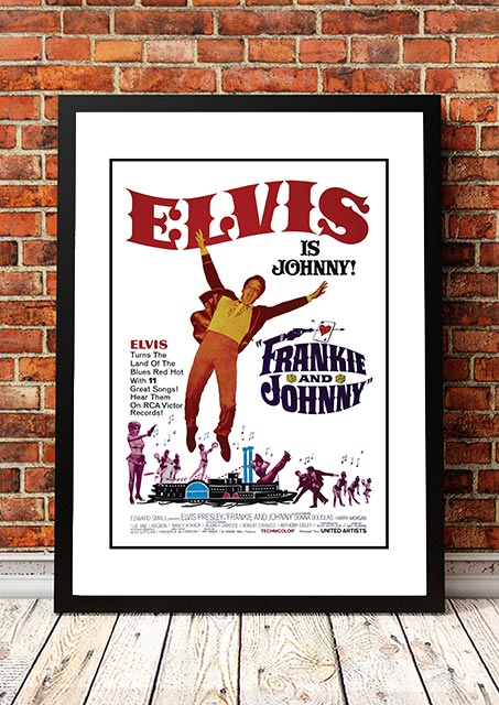 NNEDSZ Elvis 'Frankie and Johhny' Framed Movie Poster! - Framed A4