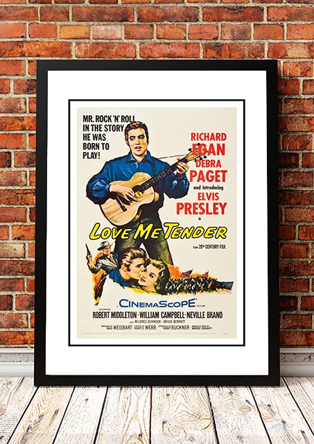 NNEDSZ Elvis 'Love Me Tender' Framed Movie Poster! - Framed A2