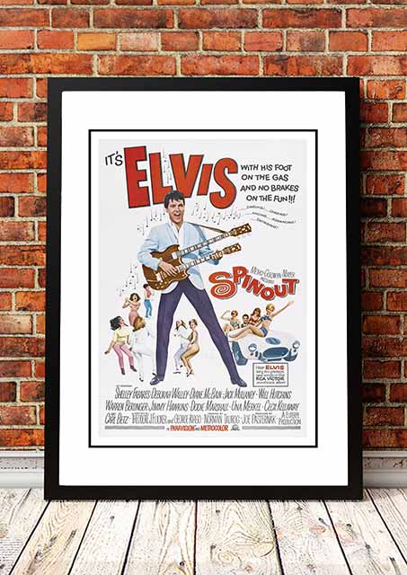 NNEDSZ Elvis 'Spinout' Framed Movie Poster! - Framed A2