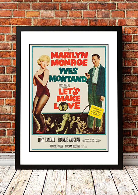 NNEDSZ Marilyn Monroe ‘Let’s Make Love’ Framed Movie Poster! - Framed A2