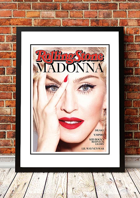 NNEDSZ Madonna' Rolling Stone Magazine Cover! - Framed A2