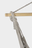 NNEDSZ Fringed Cotton Rope Mexican Hammock Swing from Mexico in Dream Sands