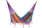 NNEDSZ Outdoor undercover cotton Mayan Legacy hammock with hand crocheted tassels King Size Colorina