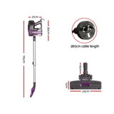 NNEDSZ Stick Vacuum Cleaner Bagless Corded 500W Purple